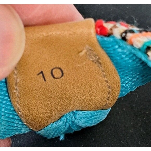 Yellow Box "Oria" Multicolor Woven Flip Flops Women’s Size 10 M - Picture 6 of 6